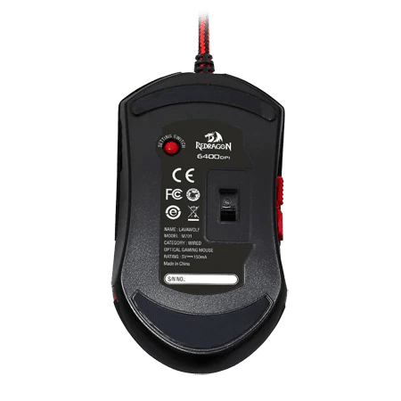Redragon M701-A Lavawolf, 8 Buttons, 3 Memory Modes, Wired Optical Gaming Mouse Redragon M701-A Lavawolf, 8 Buttons, 3 Memory Modes, Wired Optical Gaming Mouse